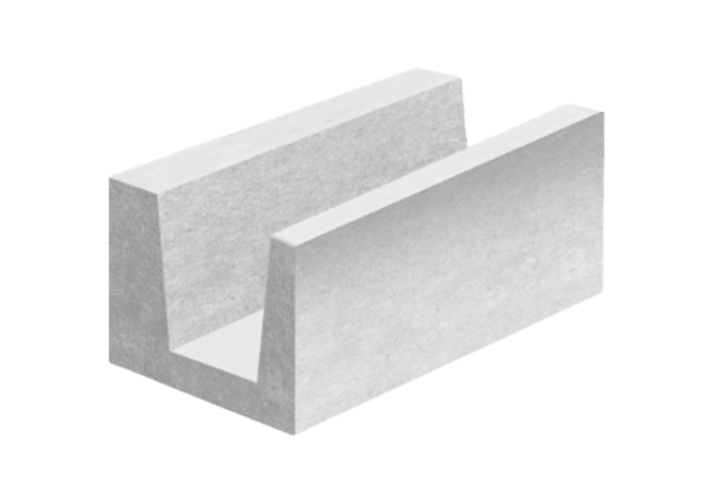 U-блок ЛСР D500 625х200х250 мм
