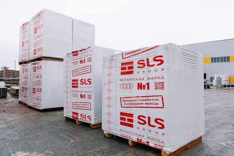 Газобетон Белорусский SLS D500 ровные грани 625х300х250 мм фото 1