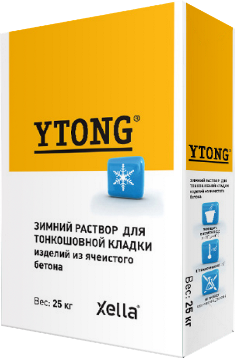Клей для тонкошовной кладки ISTKULT (YTONG), 25 кг зимний фото 0