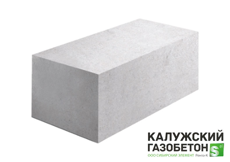 Газобетонный блок стеновой Калужский D600 625х300х250 B5.0 фото 0